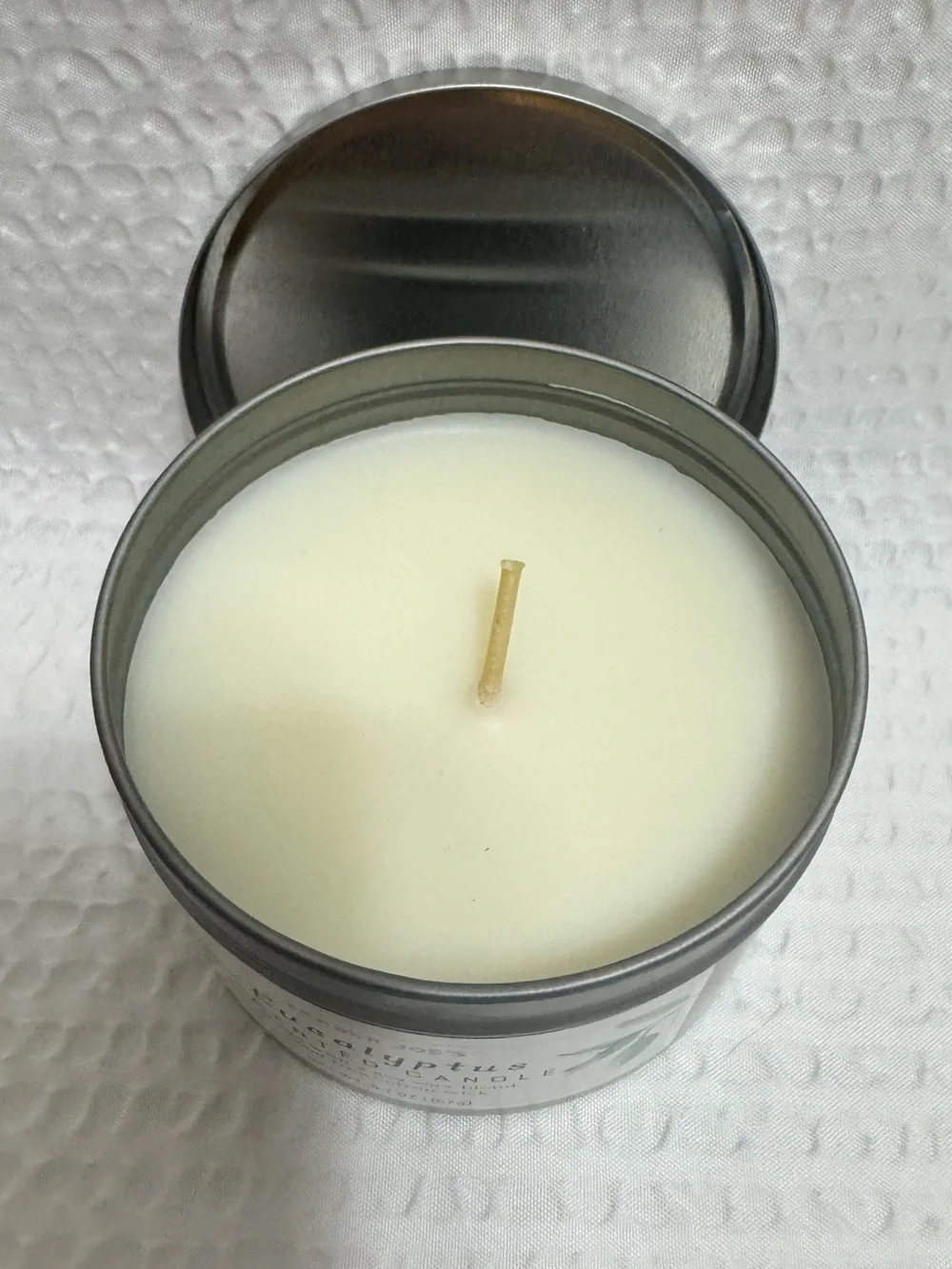 Traders  Joes Eucalyptus Scented Candle - Green